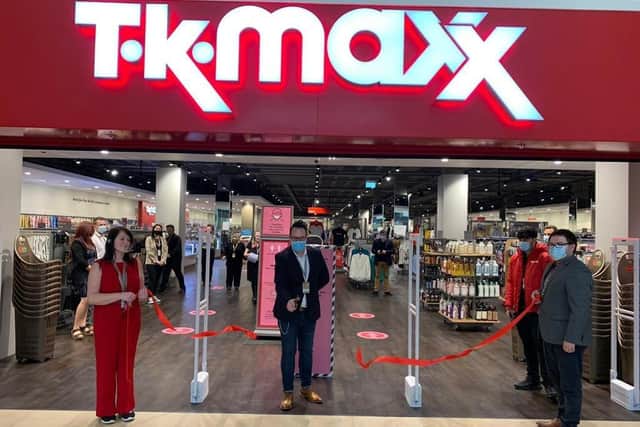 TK Maxx opening in the Queensgate shopping centre.