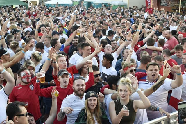 One of the Street Parties held at The Solstice following England at the 2018 World Cup.