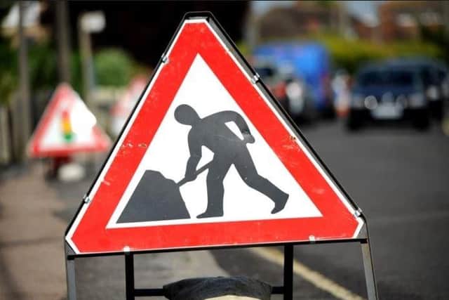 Roadworks will take place over the autumn