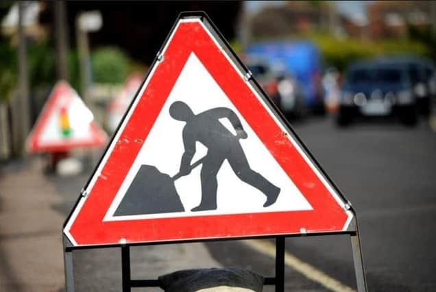 Roadworks will take place over the autumn