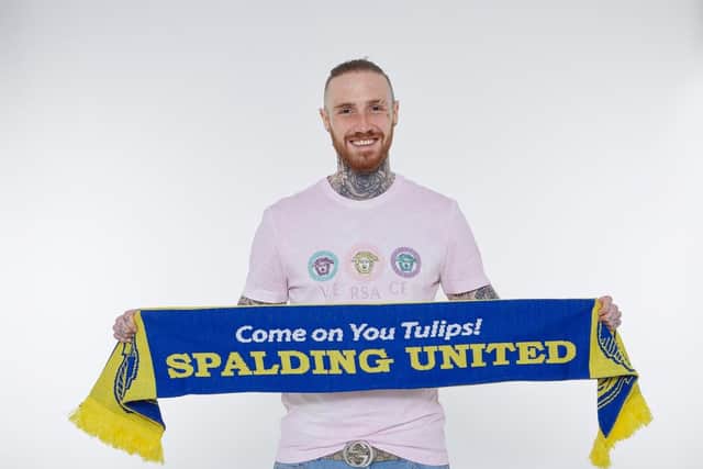 New Spalding United signing Marcus Maddison.