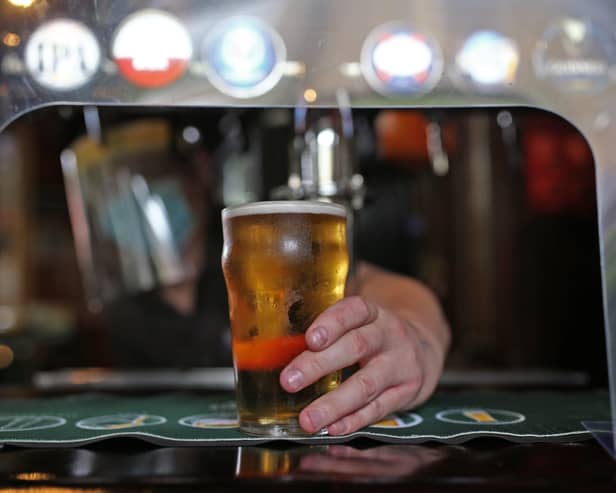 Peterborough pub-goers drink up to 146 pints per minute on Monday. Photo: PA EMN-210520-161453001