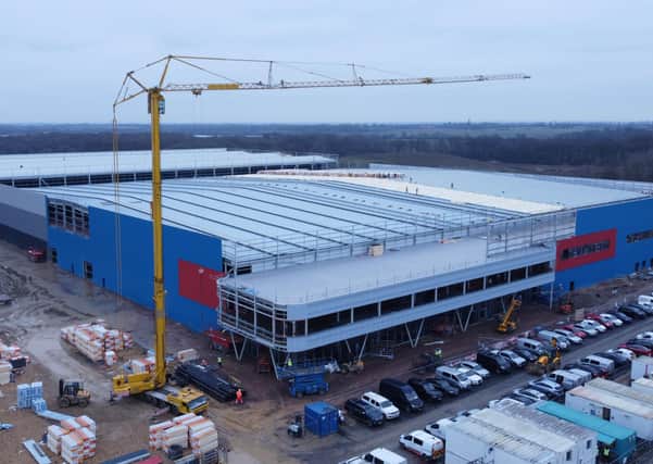 McCormick's manufacturing hub at Peterborough Gateway is taking shape.