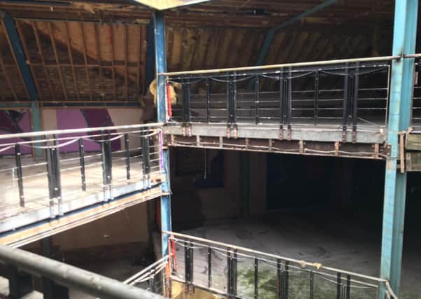 Inside the former 5th Avenue and Central Park nightclubs in Laxton Square.