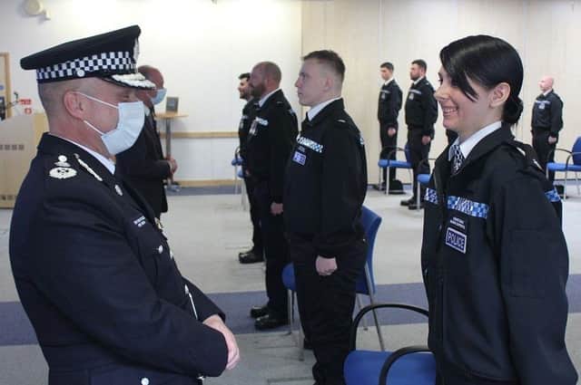 Seven of the new officers will be based in Peterborough