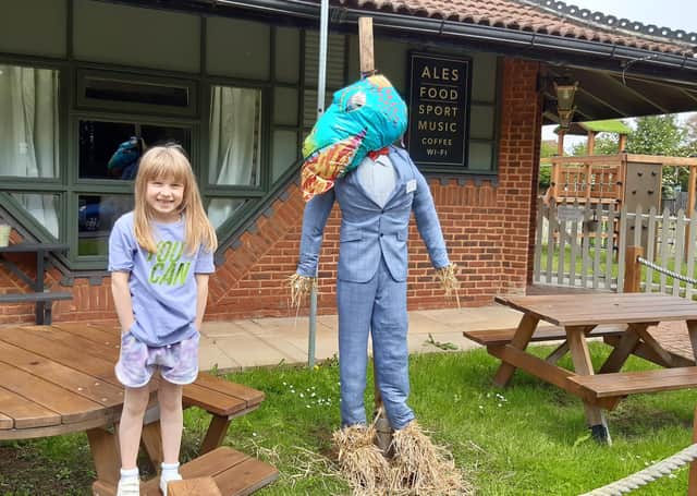 The Werrington Show Scarecrow Trail runs Saturday to Bank Holiday Monday - and includes this one outside The Dragon.