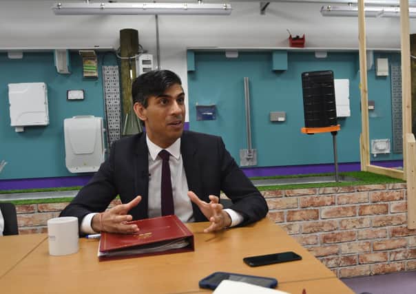 Rishi Sunak, Chancellor of the Exchequer, visiting the Openreach training centre at Westwood EMN-210528-134348009