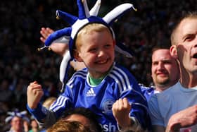 This youngster enjoyed the Posh victory.