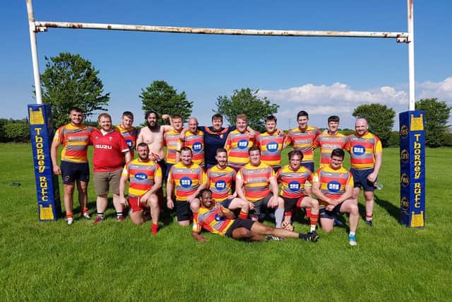 The Peterborough RUFC second team that thrashed Thorney.