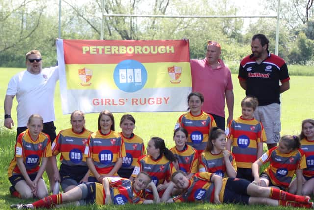 Borough Under 13 girls team.