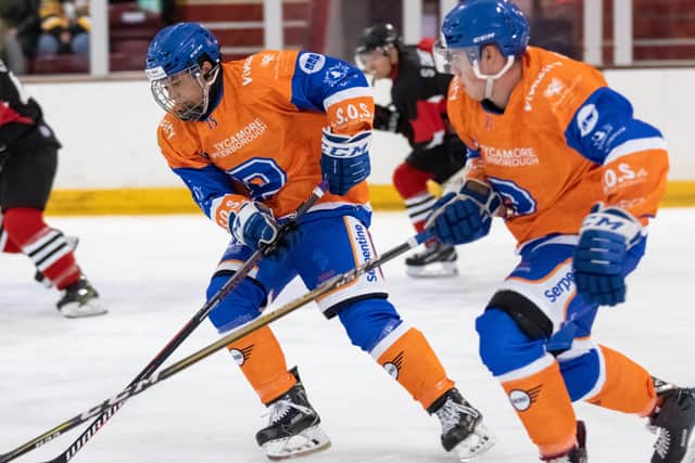 Ross Clarke (left).