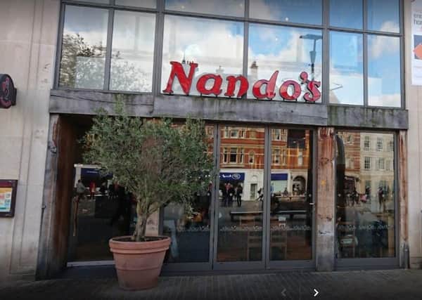 Nando's in Cathedral Sqaure.