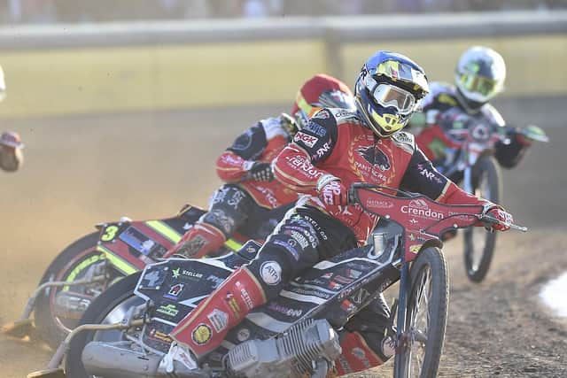 Scott Nicholls claimed the decisive heat victory for Panthers in Ipswich.
