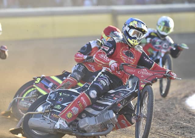 Scott Nicholls claimed the decisive heat victory for Panthers in Ipswich.