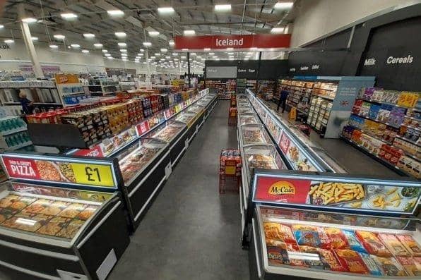 A branch of Iceland at another store of The Range