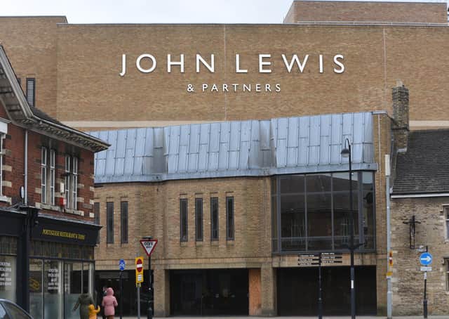 John Lewis at Queensgate shopping centre.  EMN-210324-141206009