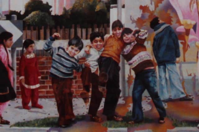 The Link Road mural which is to be restored