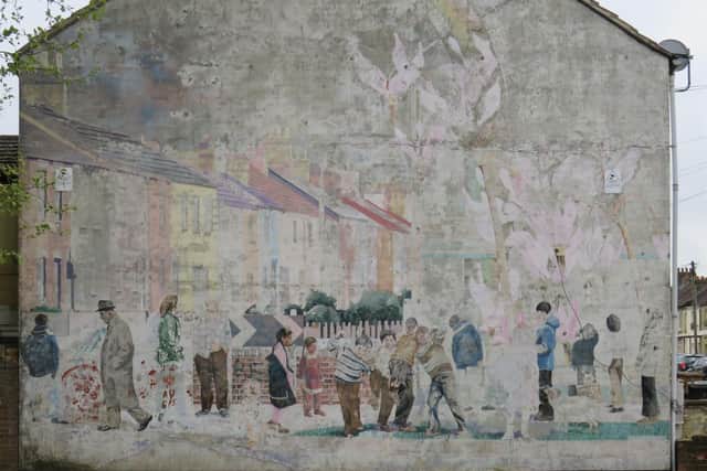 The Link Road mural which is to be restored