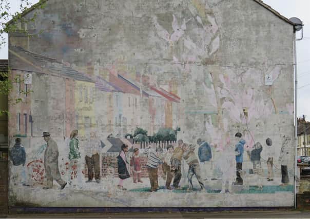 The Link Road mural which is to be restored