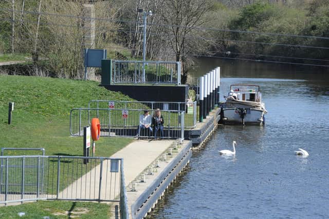 River Nene at Orton Mere.