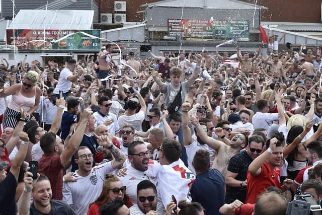 One of the outdoor events following England at the 2018 World Cup