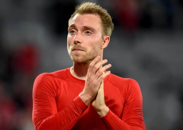 Danish player Christian Eriksen who collapsed at the Euros Photo: Shutterstock
