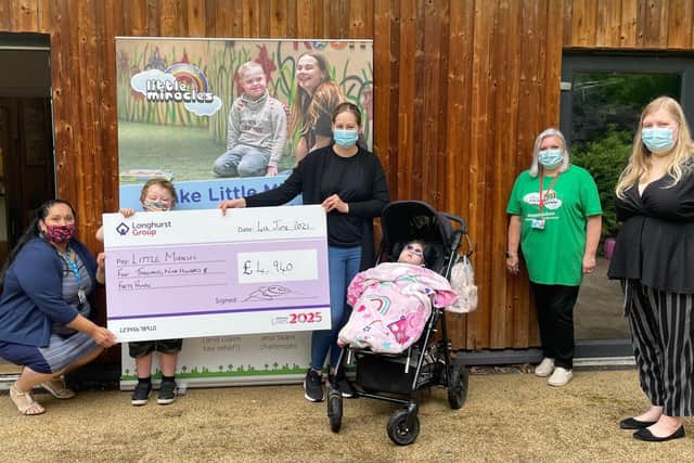 Little Miracles received a grant of £4,940 from Longhurst Group