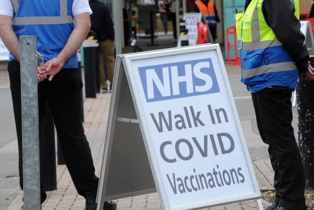 Walk-in Covid 19 vaccination centre at the Thomas Walker Medical Centre, Princes Street, Peterborough EMN-210620-170049009