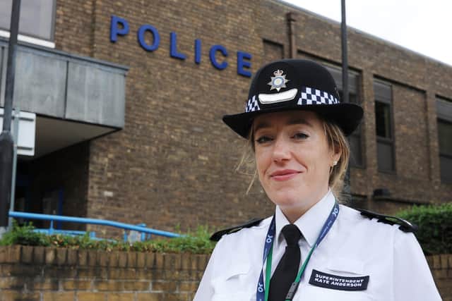 Superintendent Kate Anderson at Thorpe Wood Police Station EMN-210621-155645009