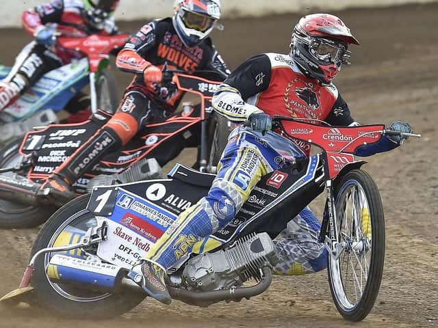 Bjarne Pedersen clinched the win for Peterborough Panthers
