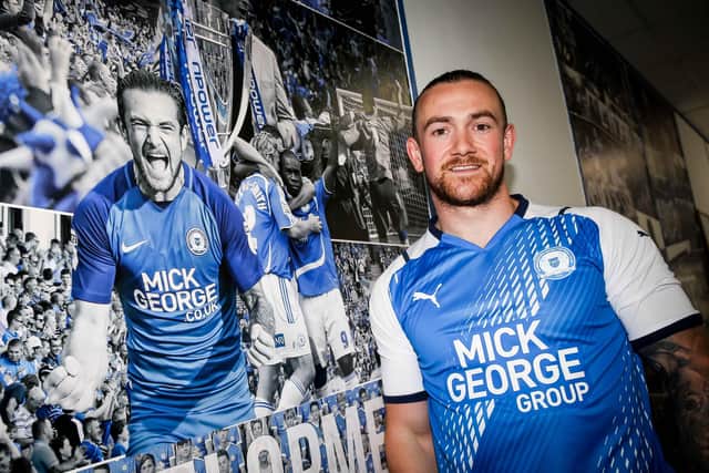 Jack Marriott after re-signing for Posh. Photo: Joe Dent/theposh.com.