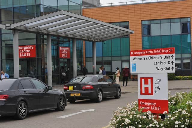 The entrance to the emergency department