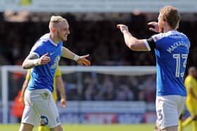 Former Posh stars Marcus Maddison (left) and Craig Mackail-Smith could be playing for non-league teams in the city on Saturday.