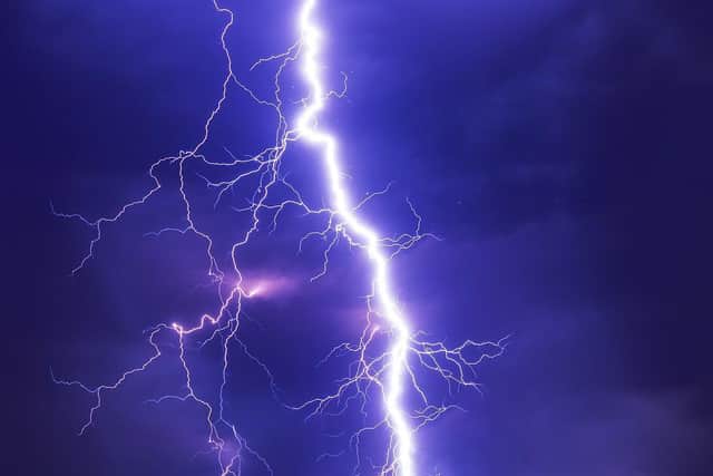 The yellow weather warning is in place for tomorrow and Wednesday morning