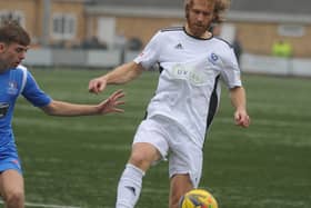 Craig Mackail-Smith in action for Bedford Town last season.