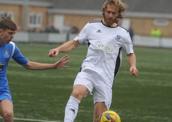 Craig Mackail-Smith in action for Bedford Town last season.