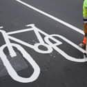 Cycle lanes.