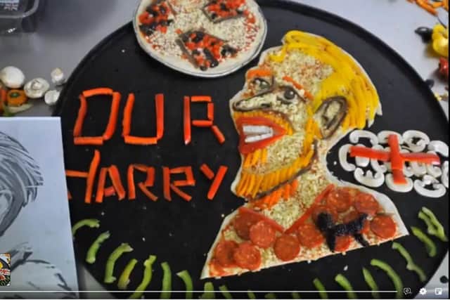 The Harry Kane pizza which has made a comeback at Papa Luigi