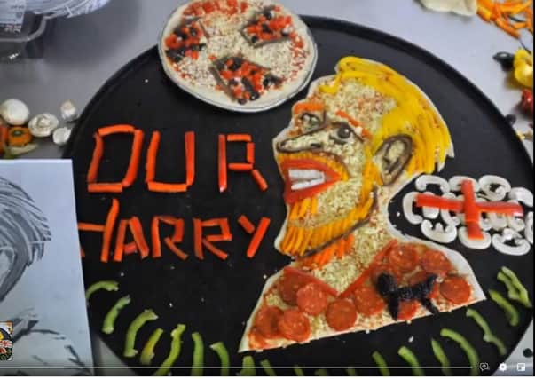 The Harry Kane pizza which has made a comeback at Papa Luigi