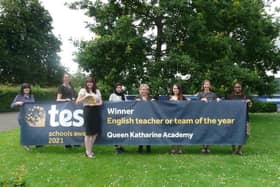 The English department at Queen Katharine Academy