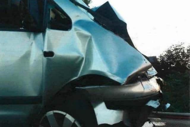 Cambridgeshire Police released images of the crash