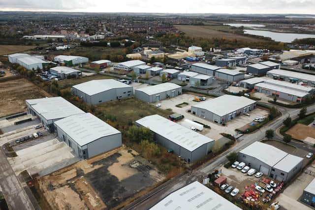 Eagle Business Park in Yaxley.