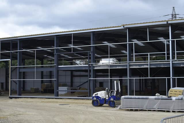 Construction work is underway on Photocentric's new home in Titan Drive, Fengate, Peterborough. EMN-211106-123237009