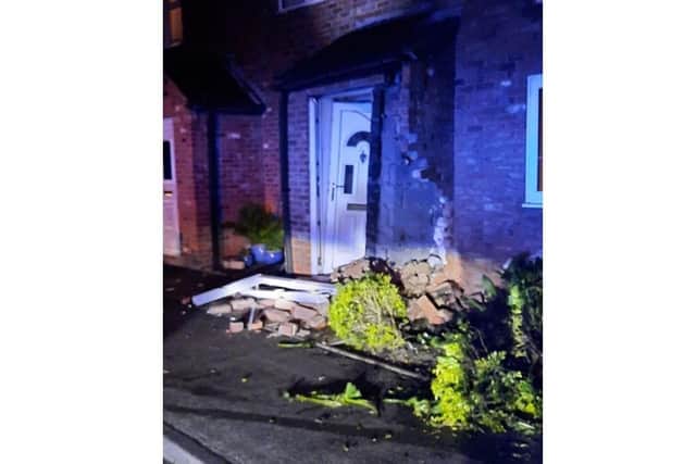 Damage caused to the house in Ramsey.