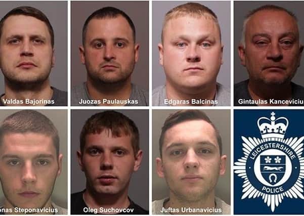 Members of the organised crime group sentenced to over 30 years in prison in total.