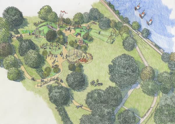 An artist's impression of the new Fox Play Area.