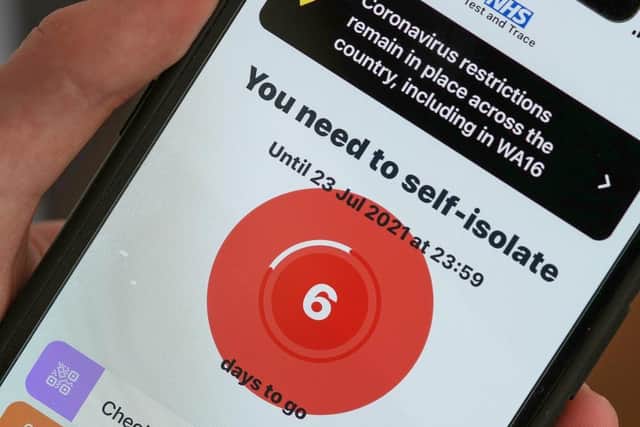 People all over Peterborough are being 'pinged' by the test and trace app