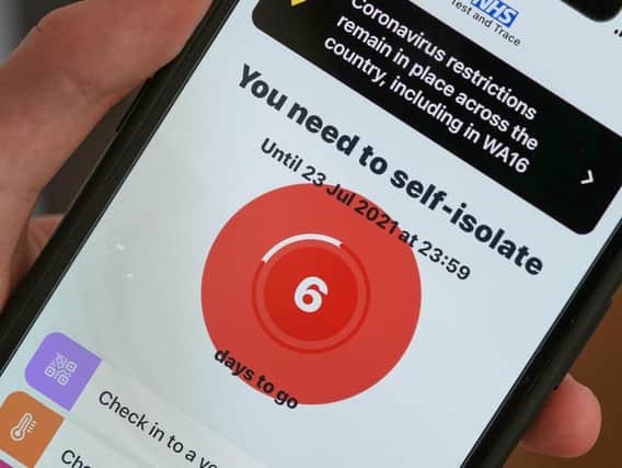 People all over Peterborough are being 'pinged' by the test and trace app