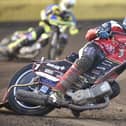 Ulrich Ostergaard in action for Panthers against Belle Vue on Monday. Photo: David Lowndes.