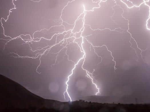 A storm warning has been issued